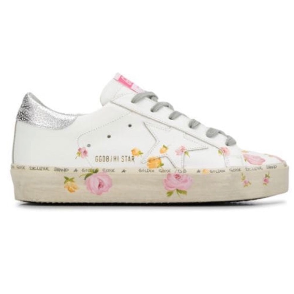Golden goose floral sneakers